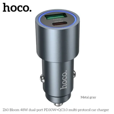 Tẩu Sạc Ô Tô Hoco Z60 Bloom 48W Cổng Kép PD30W + QC3.0 Tẩu Sạc Ô Tô Hoco Z60 Bloom 48W Cổng Kép PD30W + QC3.0 - Ảnh 9