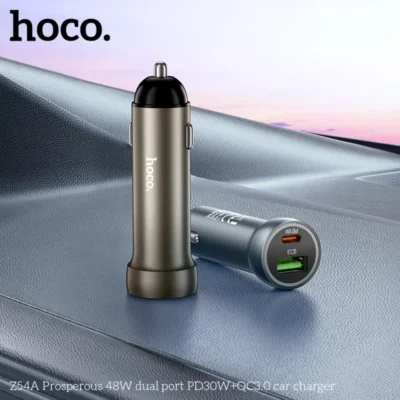Tẩu Sạc Xe Hơi Hoco Z54A 48W (PD30W + QC3.0) – Sạc Nhanh Cổng Kép - Ảnh 8