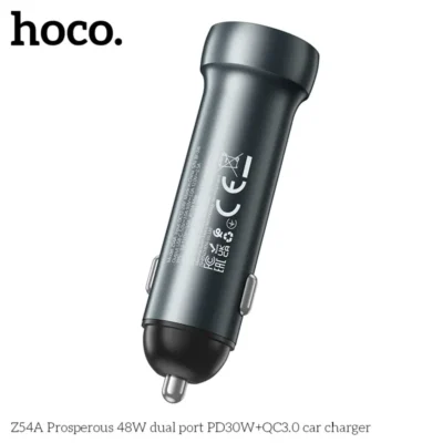 Tẩu Sạc Xe Hơi Hoco Z54A 48W (PD30W + QC3.0) – Sạc Nhanh Cổng Kép - Ảnh 6