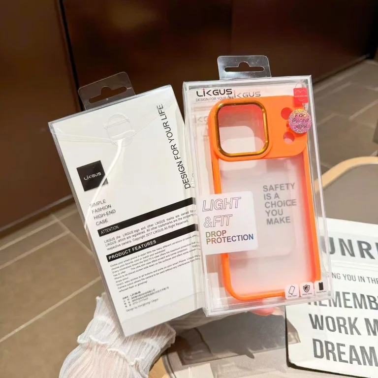 Ốp Lưng Ligkus Viền Màu Cam Nhôm - Ảnh 7