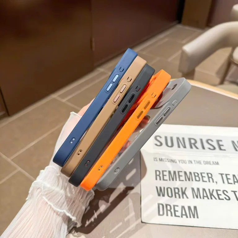 Ốp Lưng Ligkus Viền Màu Cam Nhôm - Ảnh 2