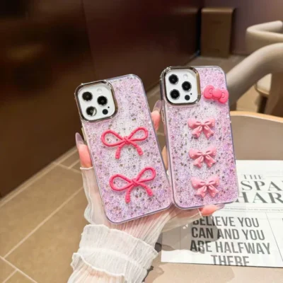 Ốp Lưng Nhũ Blink Gắn Charm - Ảnh 7