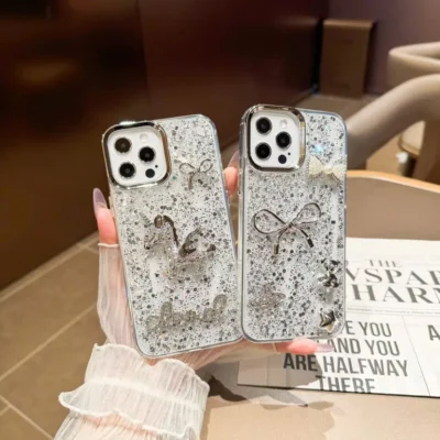 Ốp Lưng Nhũ Blink Gắn Charm - Ảnh 3