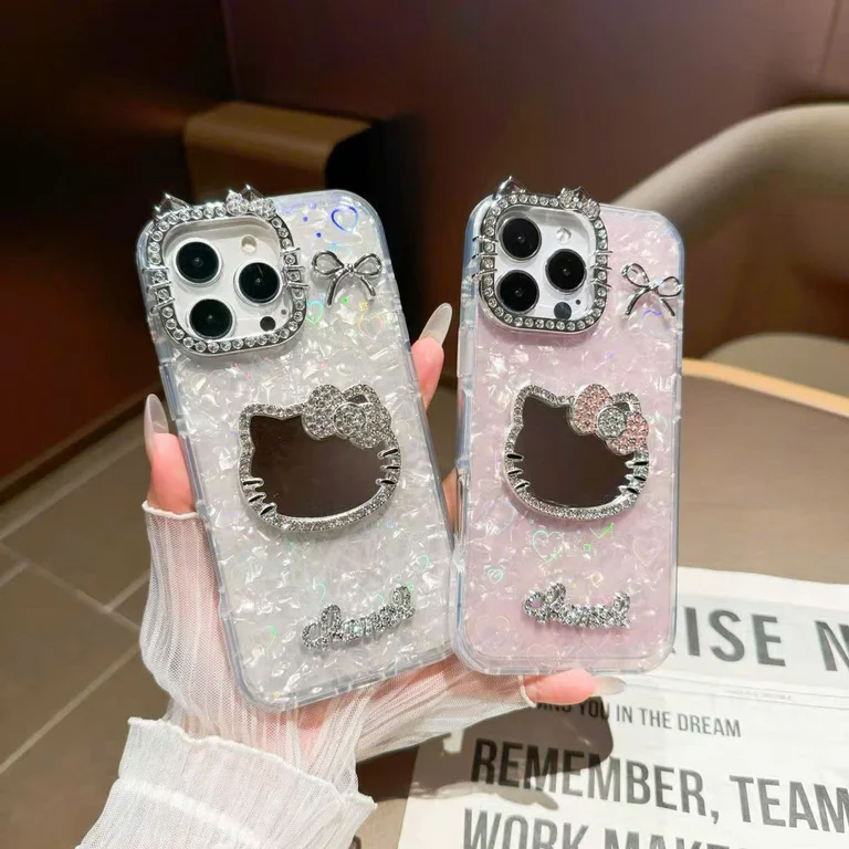 Ốp Lưng Thạch Anh Cam Đá Iring Gương