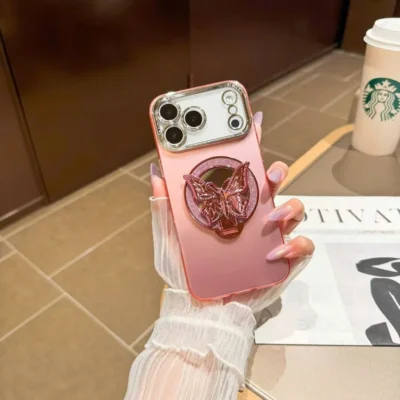 Ốp Lưng Tráng Bạc Gắn iRing