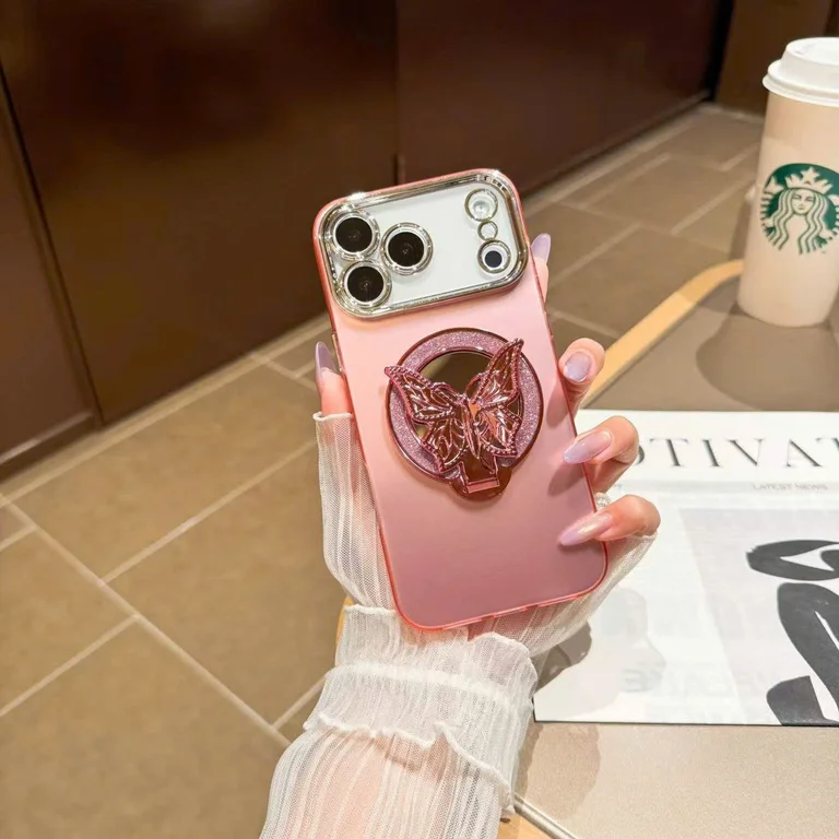 Ốp Lưng Tráng Bạc Gắn iRing