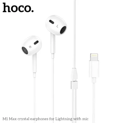Tai Nghe Hoco M1 Max iPhone Chân Lightning Có Mic - Ảnh 3