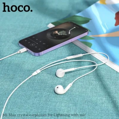 Tai Nghe Hoco M1 Max iPhone Chân Lightning Có Mic - Ảnh 6