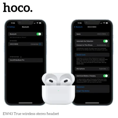 Tai nghe Bluetooth Hoco EW43 TWS 5.3, pin đến 7 giờ Tai nghe Bluetooth Hoco EW43 TWS 5.3, pin đến 7 giờ - Ảnh 2