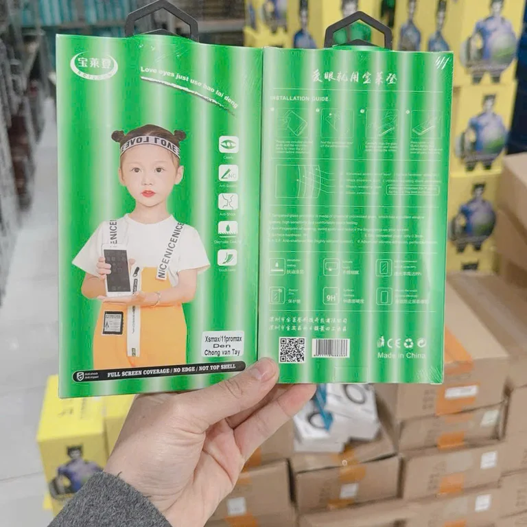 Cường Lực Chống Vân Tay Cô Bé