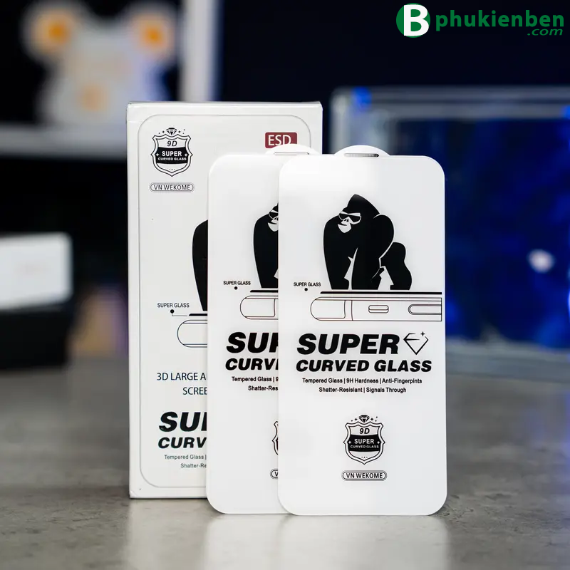 kinh khong vien (1) Kính Cường lực iPhone không viền: cho viền đen lẹm màn hình, màng che loa thoại, chống xước chống va đập