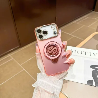 Ốp Lưng Tráng Bạc Gắn Iring Xoay 360 Độ - Ảnh 3