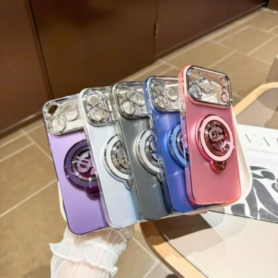 Ốp Lưng Tráng Bạc Gắn Iring Xoay 360 Độ - Ảnh 5
