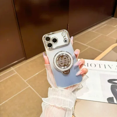 Ốp Lưng Tráng Bạc Gắn Iring Xoay 360 Độ - Ảnh 8