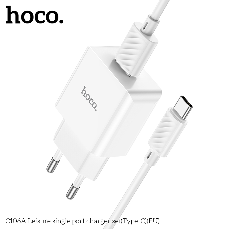 Bộ sạc Hoco C140A Lightning (EU) - Ảnh 3