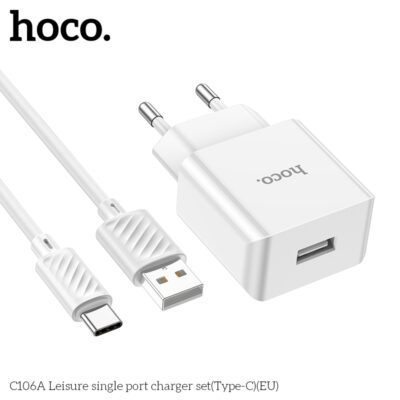 Bộ sạc Hoco C140A Lightning (EU) - Ảnh 5