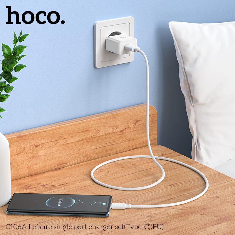 Bộ sạc Hoco C140A Lightning (EU) - Ảnh 9
