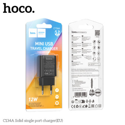 CỐC SẠC MỘT CỔNG HOCO C134A (EU) CỐC SẠC MỘT CỔNG HOCO C134A (EU) - Ảnh 3