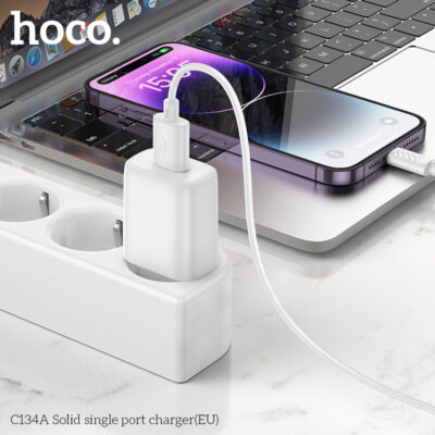 CỐC SẠC MỘT CỔNG HOCO C134A (EU) CỐC SẠC MỘT CỔNG HOCO C134A (EU) - Ảnh 11