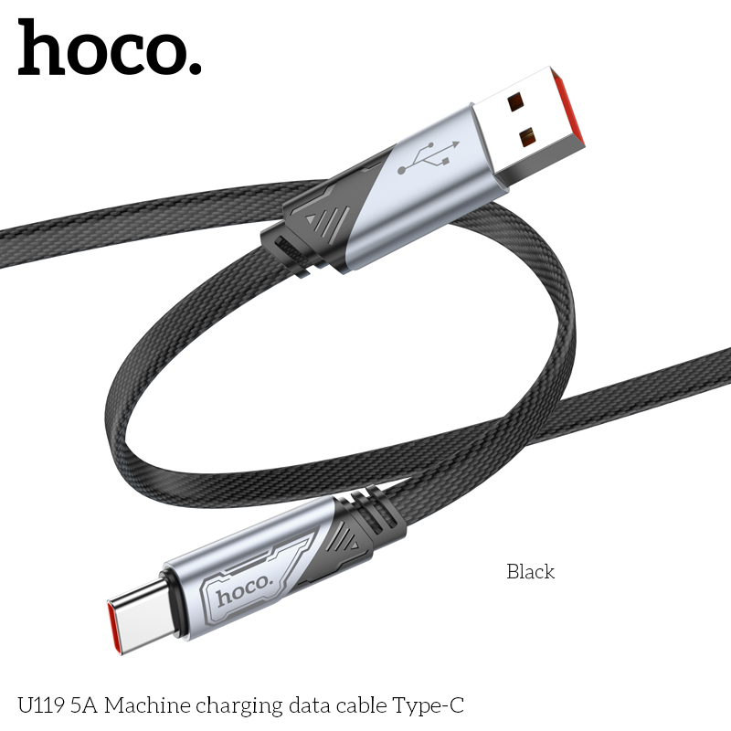 Cáp dữ liệu sạc Hoco 5A U119 Type-C - Ảnh 6