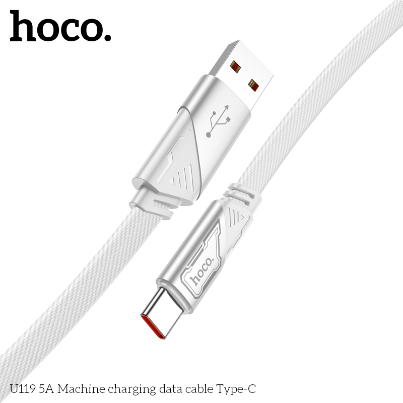 Cáp dữ liệu sạc Hoco 5A U119 Type-C - Ảnh 7
