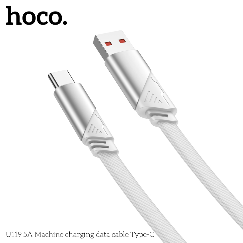 Cáp dữ liệu sạc Hoco 5A U119 Type-C - Ảnh 8