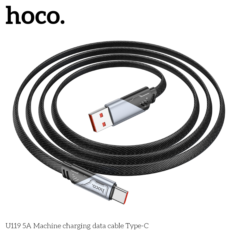 Cáp dữ liệu sạc Hoco 5A U119 Type-C - Ảnh 9