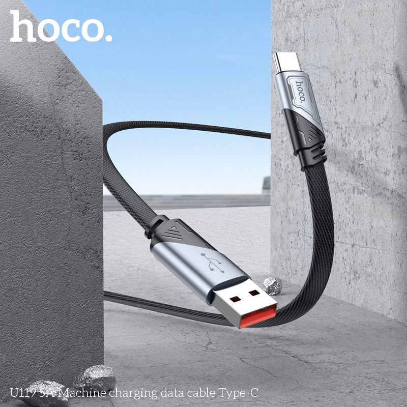 Cáp dữ liệu sạc Hoco 5A U119 Type-C - Ảnh 10
