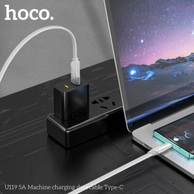 Cáp dữ liệu sạc Hoco 5A U119 Type-C - Ảnh 11