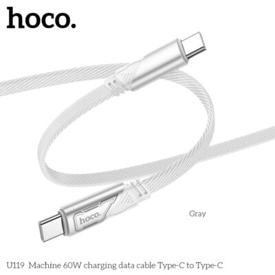 Cáp dữ liệu sạc Hoco 60W U119 Type-C sang Type-C - Ảnh 5