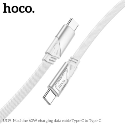 Cáp dữ liệu sạc Hoco 60W U119 Type-C sang Type-C - Ảnh 7