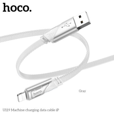 Cáp dữ liệu sạc Hoco U119 2.4A dài 1.2M Cho iP Cáp dữ liệu sạc Hoco U119 2.4A dài 1.2M Cho iP - Ảnh 8