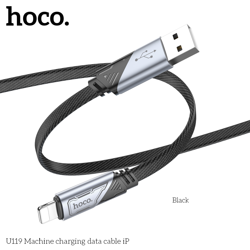 Cáp dữ liệu sạc Hoco U119 2.4A dài 1.2M Cho iP - Ảnh 7