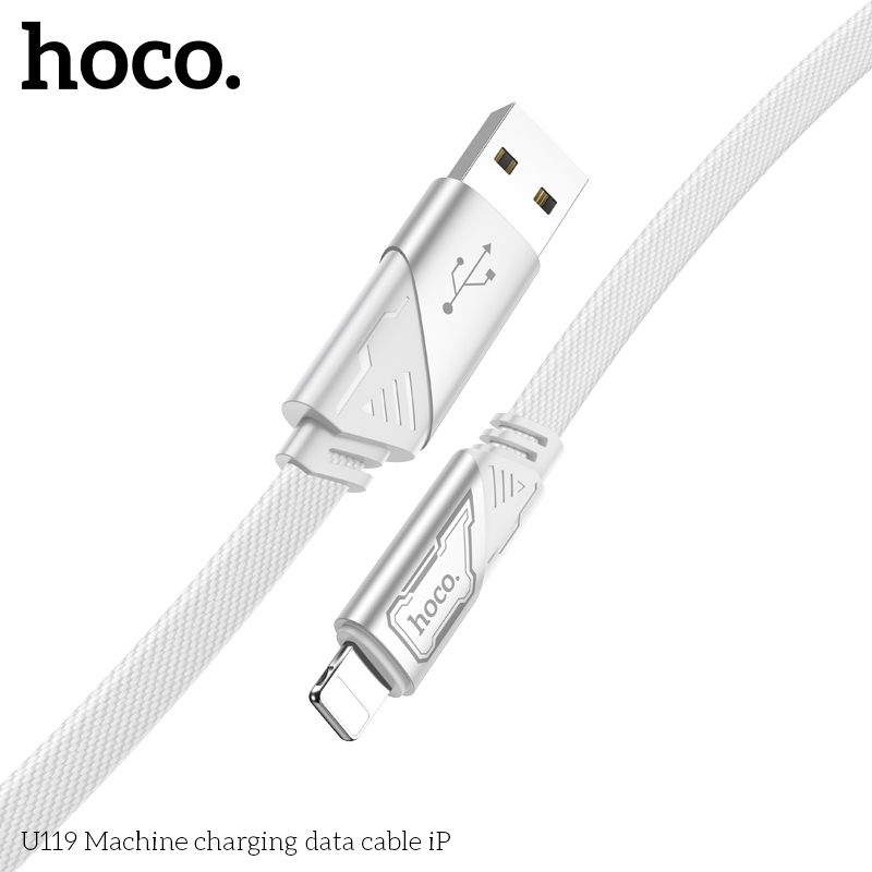 Cáp dữ liệu sạc Hoco U119 2.4A dài 1.2M Cho iP - Ảnh 6