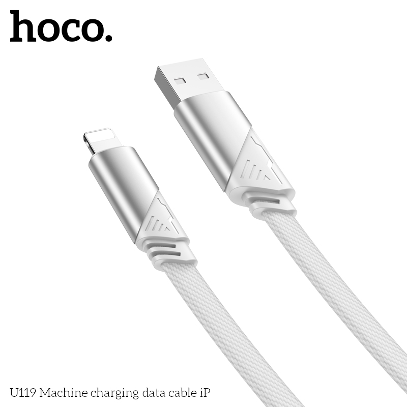 Cáp dữ liệu sạc Hoco U119 2.4A dài 1.2M Cho iP - Ảnh 5