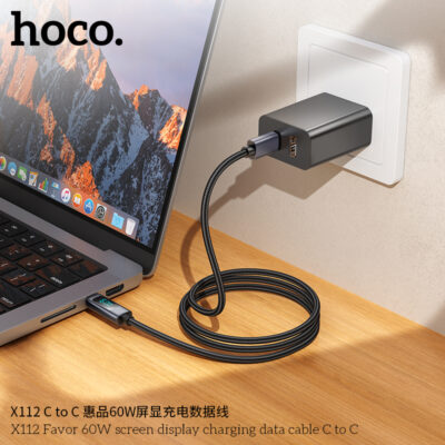 Cáp dữ liệu sạc màn hình Hoco X112 Favor 60W C đến C Cáp dữ liệu sạc màn hình Hoco X112 Favor 60W C đến C - Ảnh 9
