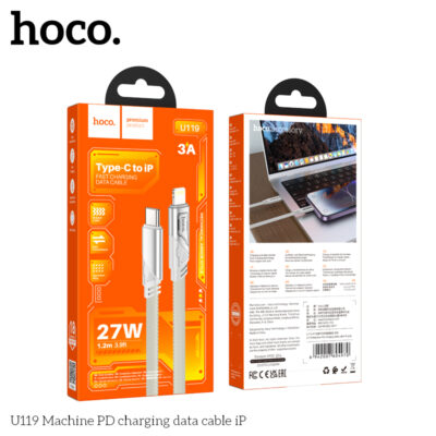 Cáp dữ liệu sạc nhanh Hoco Type-C to IP U119 PD - Ảnh 3