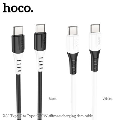 Cáp dữ liệu sạc silicone Hoco X82 Type-C 1M, 3A - Ảnh 4