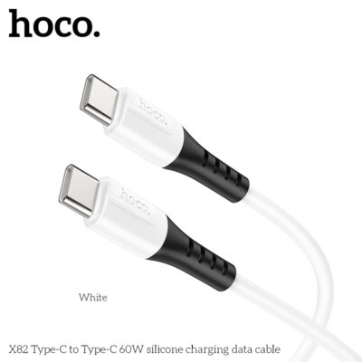 Cáp dữ liệu sạc silicone Hoco X82 Type-C 1M, 3A - Ảnh 6