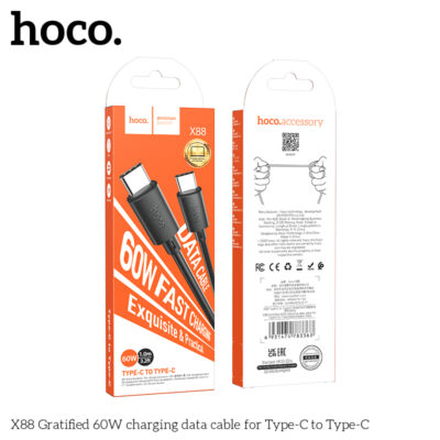 Cáp sạc Hoco X88 Type-C sang Type-C - Ảnh 2