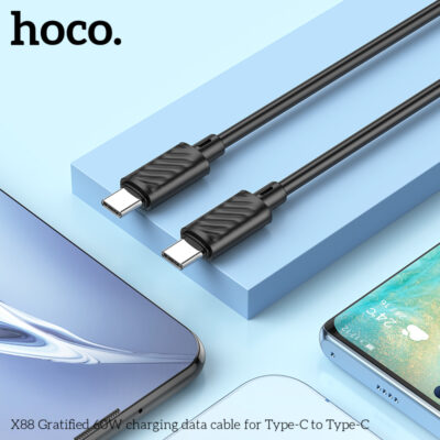 Cáp sạc Hoco X88 Type-C sang Type-C - Ảnh 10