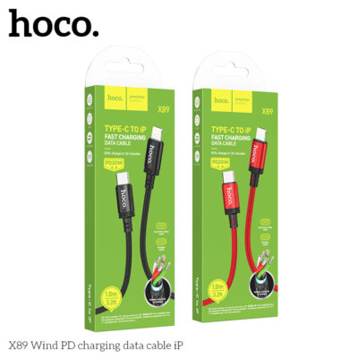 Cáp sạc Hoco X89 Type-C sang IP