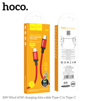 Cáp sạc Hoco X89 Type-C sang Type-C - Ảnh 2