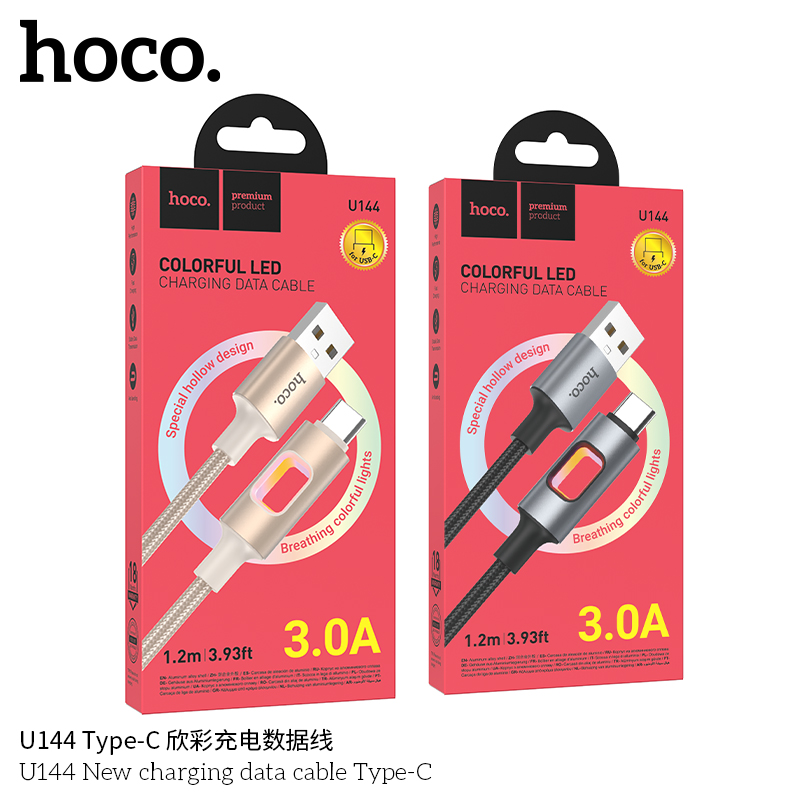 Cáp sạc dữ liệu mới Hoco U144 Type-C