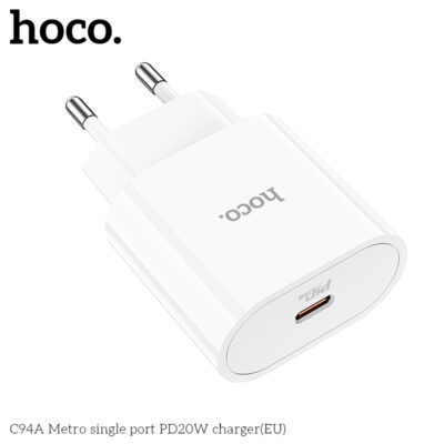 Cốc sạc Hoco C94A Metro single port PD20W Cốc sạc Hoco C94A Metro single port PD20W - Ảnh 4