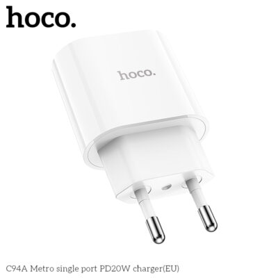 Cốc sạc Hoco C94A Metro single port PD20W Cốc sạc Hoco C94A Metro single port PD20W - Ảnh 5