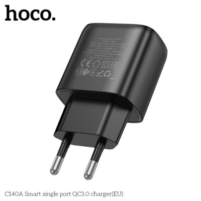 Cốc sạc Hoco QC3.0 cổng đơn thông minh C140A (EU) Cốc sạc Hoco QC3.0 cổng đơn thông minh C140A (EU) - Ảnh 9