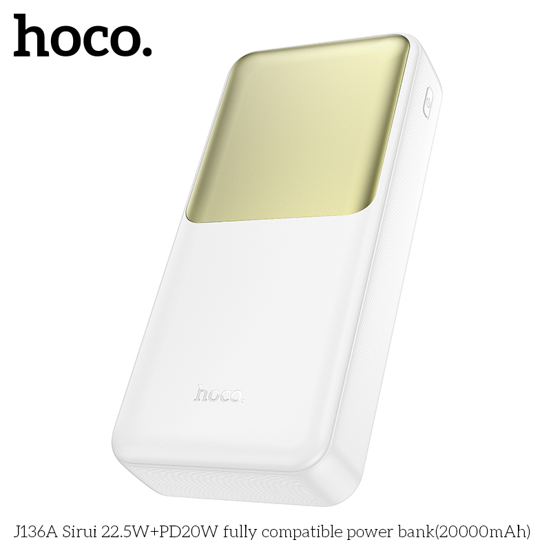 Pin dự phòng HOCO J136A Sirui 22.5W+PD20W (20000mAh) - Ảnh 8