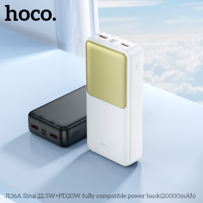 Pin dự phòng HOCO J136A Sirui 22.5W+PD20W (20000mAh) - Ảnh 11