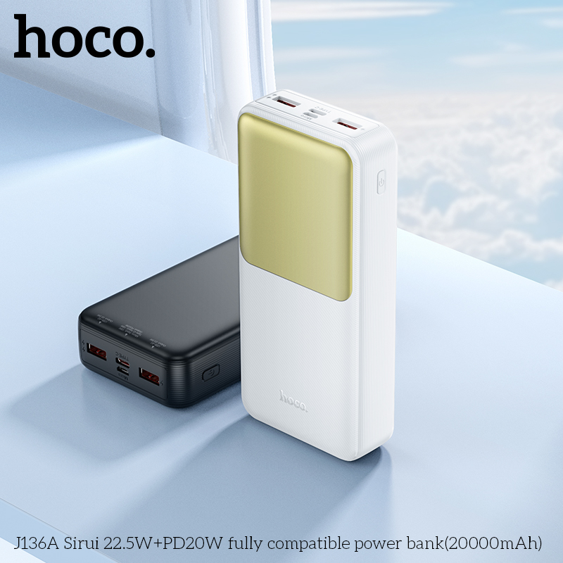 Pin dự phòng HOCO J136A Sirui 22.5W+PD20W (20000mAh) - Ảnh 11
